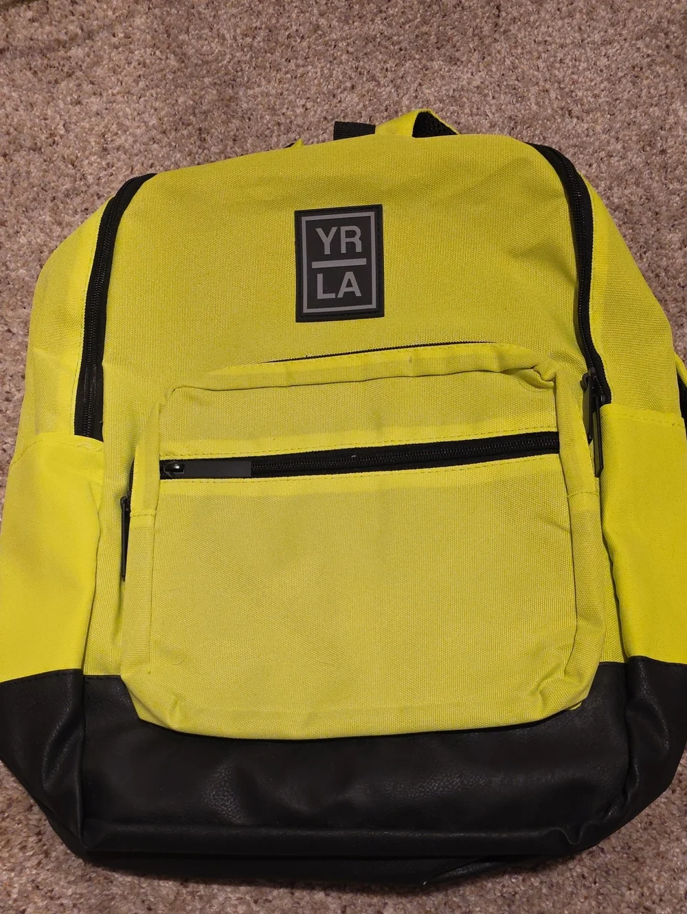 Yellow & Black Y&R Backpack